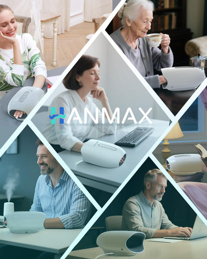 HANMAX Cordless Hand Massager with Heat and Compression – for Arthritis & Carpal Tunnel, Mothers Day Gifts for Mom/Women/Men, FSA-HSA Eligible