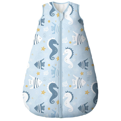 Yoofoss Baby Sleep Sack - 0-6 Months TOG 2.5 Wearable Blanket | 100% Organic Cotton, Warm & Comfy