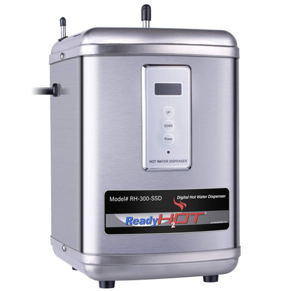 Ready Hot 40-RH-300-SSD Instant Hot Water Dispenser System, 2.5 Quarts, Digital Display Tank Only Stainless Steel