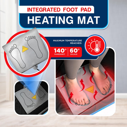 TopMaster Foldable Sauna Infrared, Portable Sauna for Home, Sauna Tent Sauna Box, Indoor Portable Sauna, Zip Up Sauna Room with 1300W Power, Max 140°F Sauna, Black