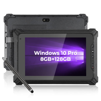 MUNBYN High-End Rugged Windows Tablet IRT10, 10.1 inch Windows IoT Enterprise, i5-1235U, and Rugged Windows Tablet IRT06, 8 inch Windows 10 Pro Rugged Tablet, 8GB+128GB Industrial Tablets