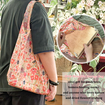 KAXYEW Large Flower Press Kit, 11"x11" Wooden Flowers Pressing Boards with Storage Bag, DIY Pressed Flowers Art - Fridge Magnet Bookmark Art Craftst Presservation Gifts for Flower Plant Lovers
