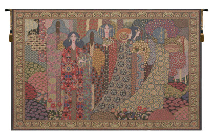 Charlotte Home Furnishings Inc. Aladin Italian Tapestry Wall Hanging 26 X 41 Inch Viscose Cotton And Polyester Blend Wall Art Perfect for Home Decor And Wall Decor By Vittorio Zecchin