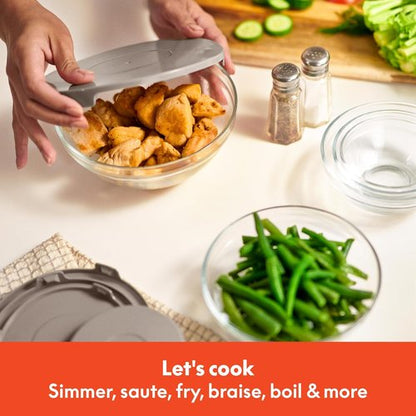 Bella 21-Piece Kitchen Set - EverGood™ Ceramic Nonstick Coating, Dishwasher Safe, Black