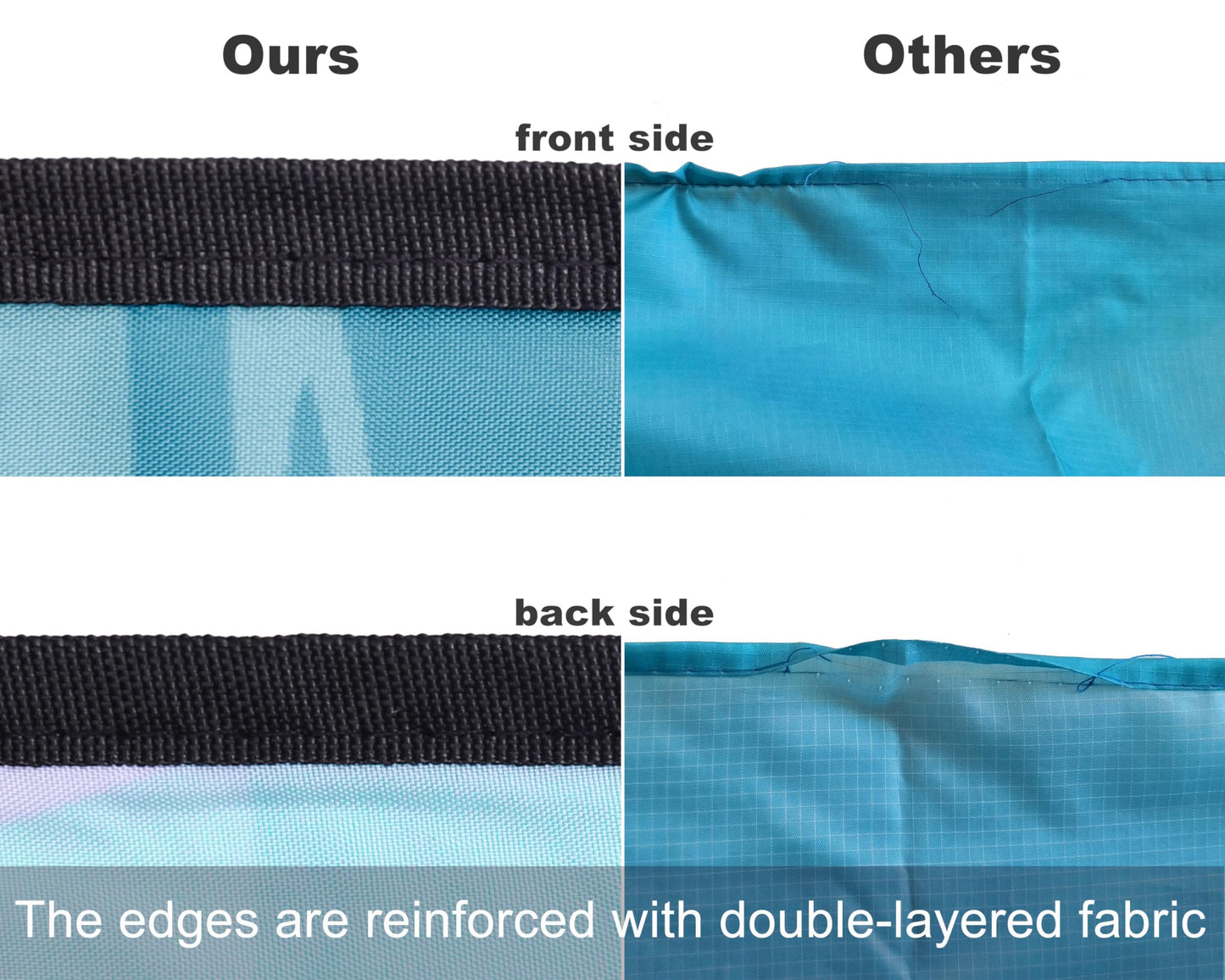 WIWIGO Beach Blanket, Sandproof Beach Mat 120in X 108in for 2-8 Adults Waterproof Quick Drying Outdoor Picnic Mat for Travel, Camping, Hiking