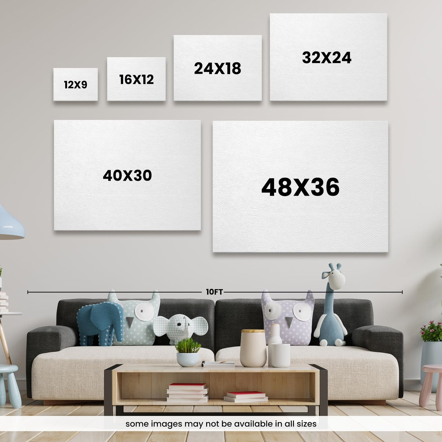 CANVAS ON DEMAND The Mediterranean Harbour Canvas Wall Art Print by Dominic Davison, Home Decor, Design, Ocean Europe, Artwork,48" x36in