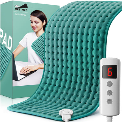 Electric Heating Pad – Alleviates Back, Neck & Shoulder Pain | Moist & Dry Heat Options | Auto Shut Off | Gifts for Women, Mom, Wife, Men and Parents – Mothers Day, Christmas and Everyday Use