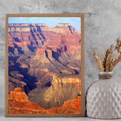 RGAJWIC Canyon 5D Diamond Painting Kits, Epic South West Canyon Before Sunrise National Landmark Wilderness Painting Arts Craft Canvas Full Drill, 12x16 Inch
