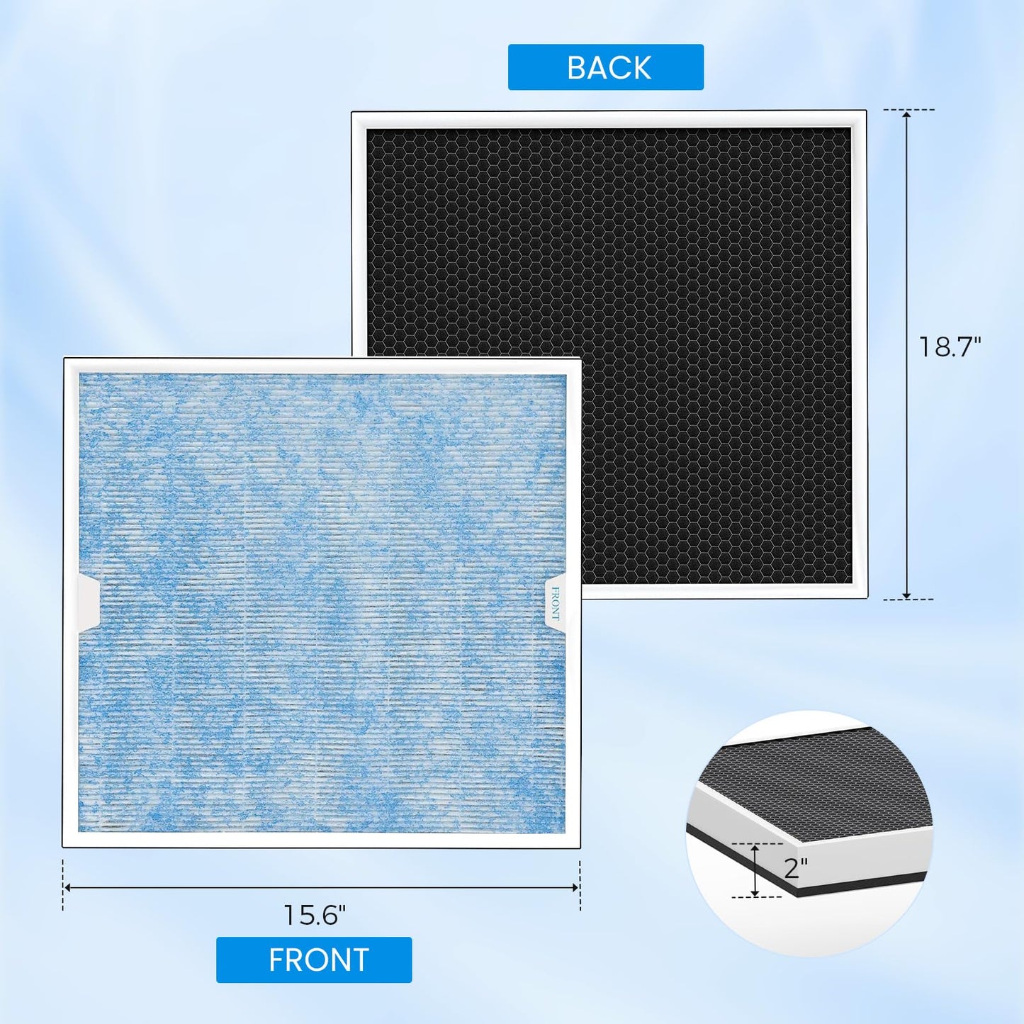 CADPXS Shield-550 Air Scrubber Red and 3 PACK HEPA/Activated Carbon Filters Bundle