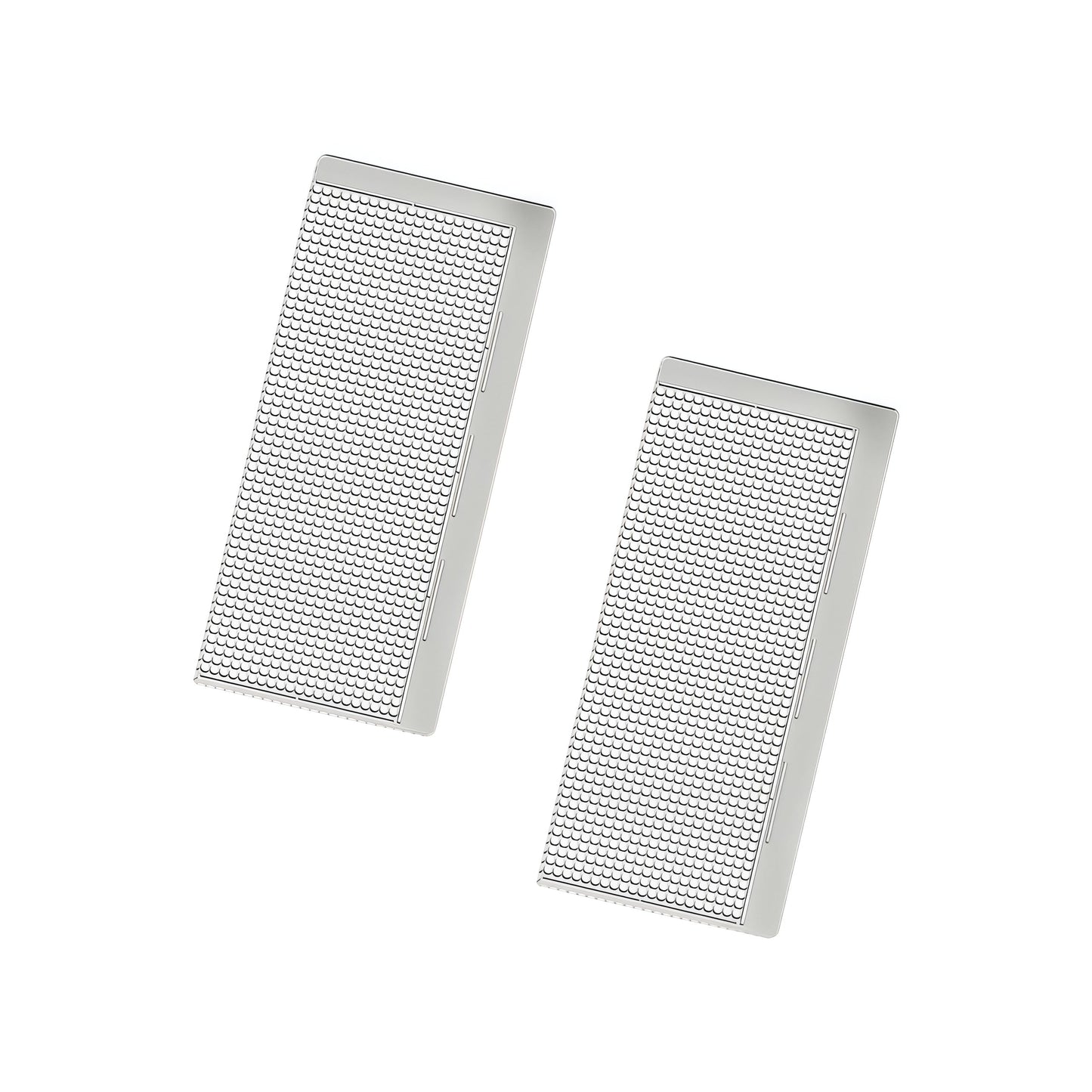 Leewoth 2pcs Stainless Steel Diamond Painting Ruler 5D Mesh Ruler 1020 Blank Grids DIY Art Crafts Painting Tools