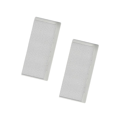 Leewoth 2pcs Stainless Steel Diamond Painting Ruler 5D Mesh Ruler 1020 Blank Grids DIY Art Crafts Painting Tools