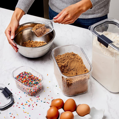 Rubbermaid Brilliance 14-Piece Food Storage Container Set - Airtight, BPA-Free, Ideal for Kitchen Organization