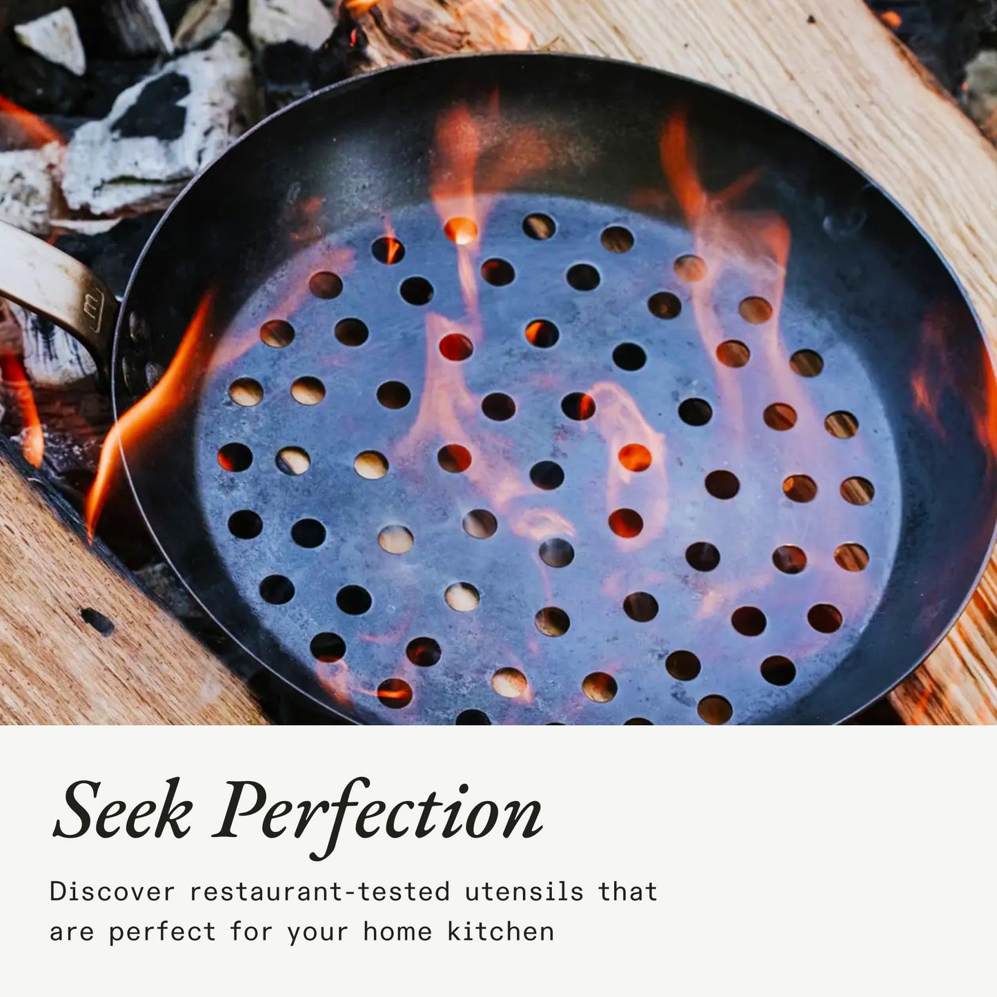 Made In Cookware | 12" Seasoned Carbon Steel Grill Frying Pan - (Like Cast Iron, but Better) | Professional Cookware | Crafted in Sweden