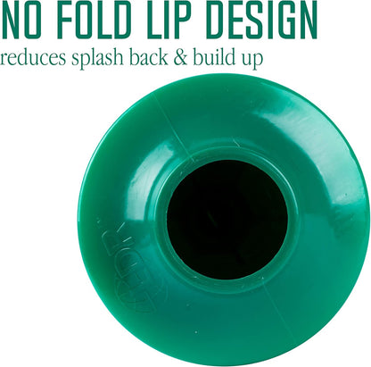 JS Jackson Supplies Professional Bellows Toilet Plunger, High Pressure Thrust for Heavy Duty Clogs, Green