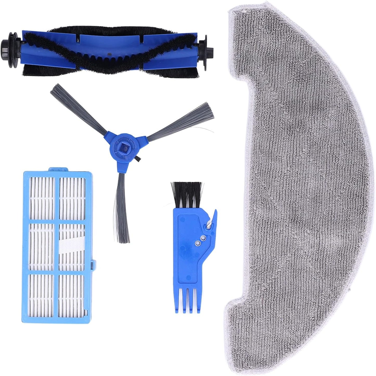 Robotic Vacuum Cleaner Replacement Filters, Compatible with Proscenic 850T Sweeping Robot