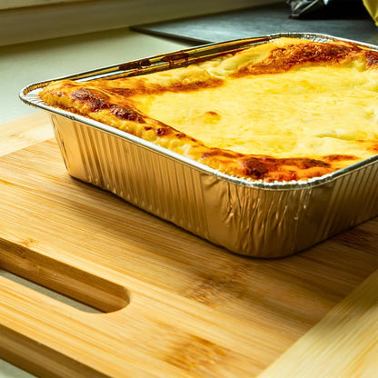Green Direct Disposable Aluminum Foil Baking Pans with Lids - Half Size (9 x 13 inch) - Pack of 10