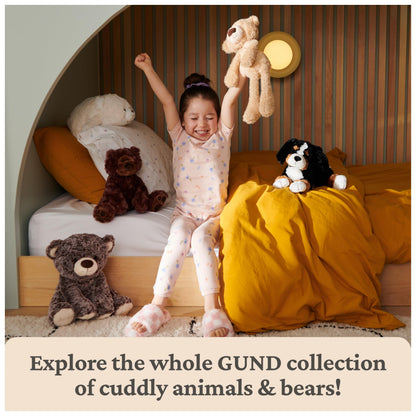 GUND Cozys Collection Puppy Plush, Puppy Dog Stuffed Animal for Ages 0 and Up, Tan/Cream, 10"