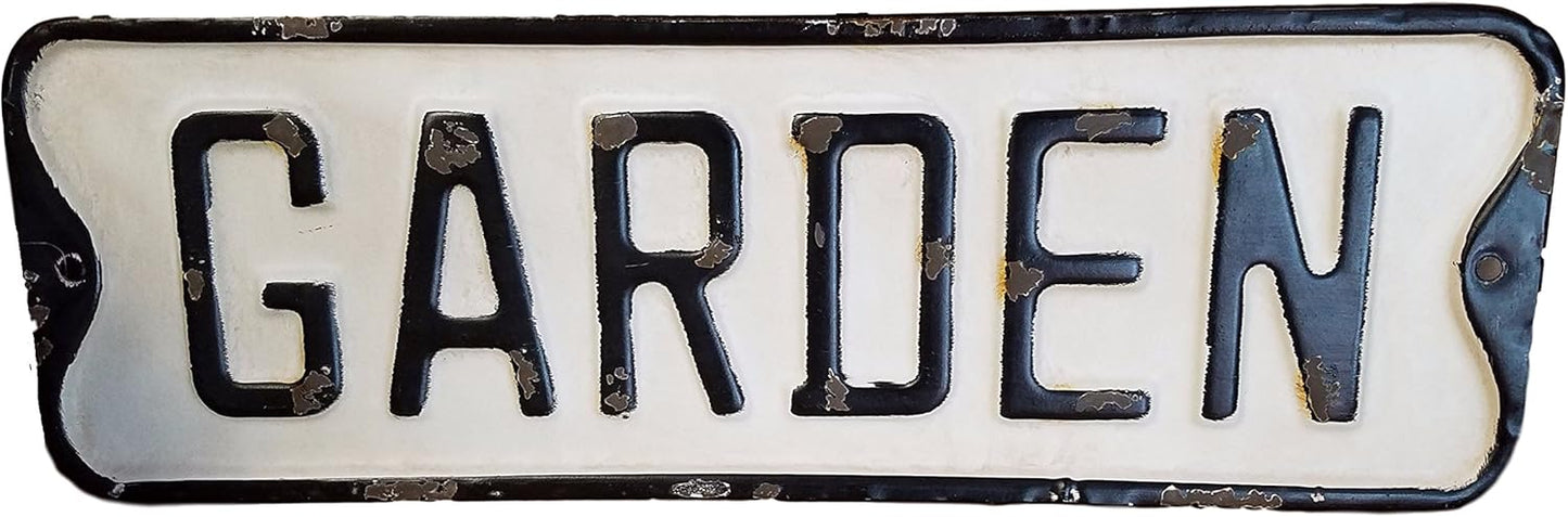 Vintage Garden Street Sign