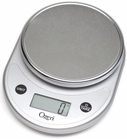 Ozeri® Pronto® Digital Multifunction Kitchen and Food Scale with Variable Graduation Technology®, All Silver