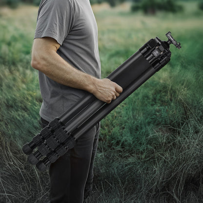 FANAUE Carbon Fiber Tripod for Hunting,Stable Design with Quick-Release Arca-Swiss Mount System, Shooting Tripod, and Hands-Free Operation for Hunting, and Outdoors-HT-3240-45