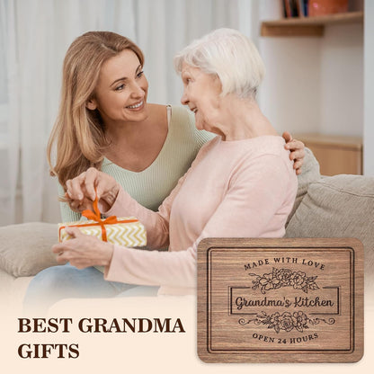 Grandma Gifts, Thoughtful Kitchen Cutting Board for Grandma from Grandkids, Best Gift Ideas for Mothers Day