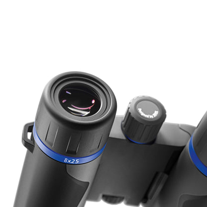 ZEISS Terra ED Pocket Binoculars 8x25 Compact, Waterproof, and Fast Focusing with Coated Glass for Optimal Clarity in All Weather Conditions for Bird Watching, Hunting, Sightseeing, Grey