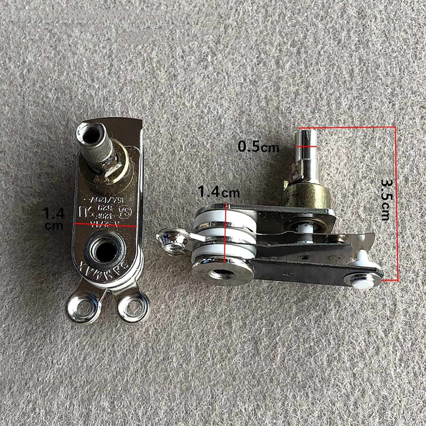 Thermostat Set with Knob for 787 94B 94A Electric Iron, Replace Parts for Steam Bottle Iron