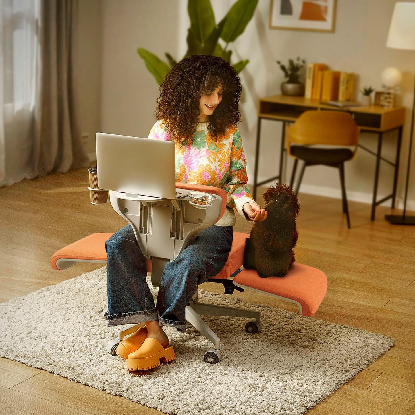 Newtral Freedom-X Cross Legged Office Desk Chairs for Home, Make Up, Bed Room