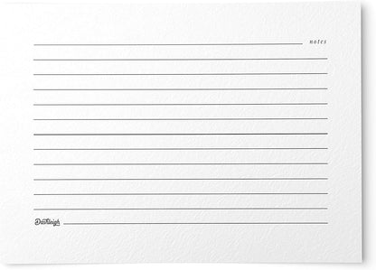 50 Gold Foil Bee Recipe Cards from Dashleigh, Double-Sided, 4x6 inches for Cooking and Baking