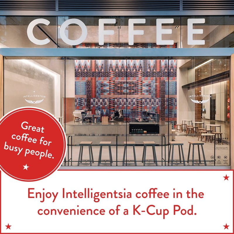 Intelligentsia Coffee, Light Roast K-Cup Coffee Pods for Keurig Brewers - Organic El Gallo 30 Count with Flavor Notes of Milk Chocolate, Honey and Cola (3 Boxes of 10 K-Cup Pods)
