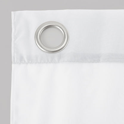 No. 918 Emily Sheer Voile Grommet Curtain Panel, 59" x 84", White