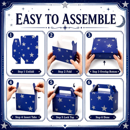 12 Pcs Spooky Themed Party Favor Boxes Cartoon Movie Theme Treat Paper Boxes Spider Star Moon Button Paper Box Halloween Supplies Spider Birthday Themed Favor Box for Celebration Party Supplies
