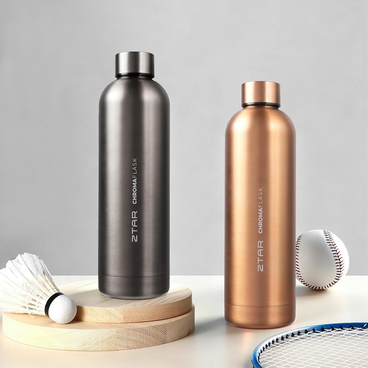 25oz (750ml) ZTAR Chroma Flask Insulated Stainless Steel Water Bottle Leak-Proof, Keeps Drinks cool or warm