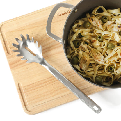 Calphalon Prime Stainless Steel Kitchen Slotted Spaghetti Pasta Server