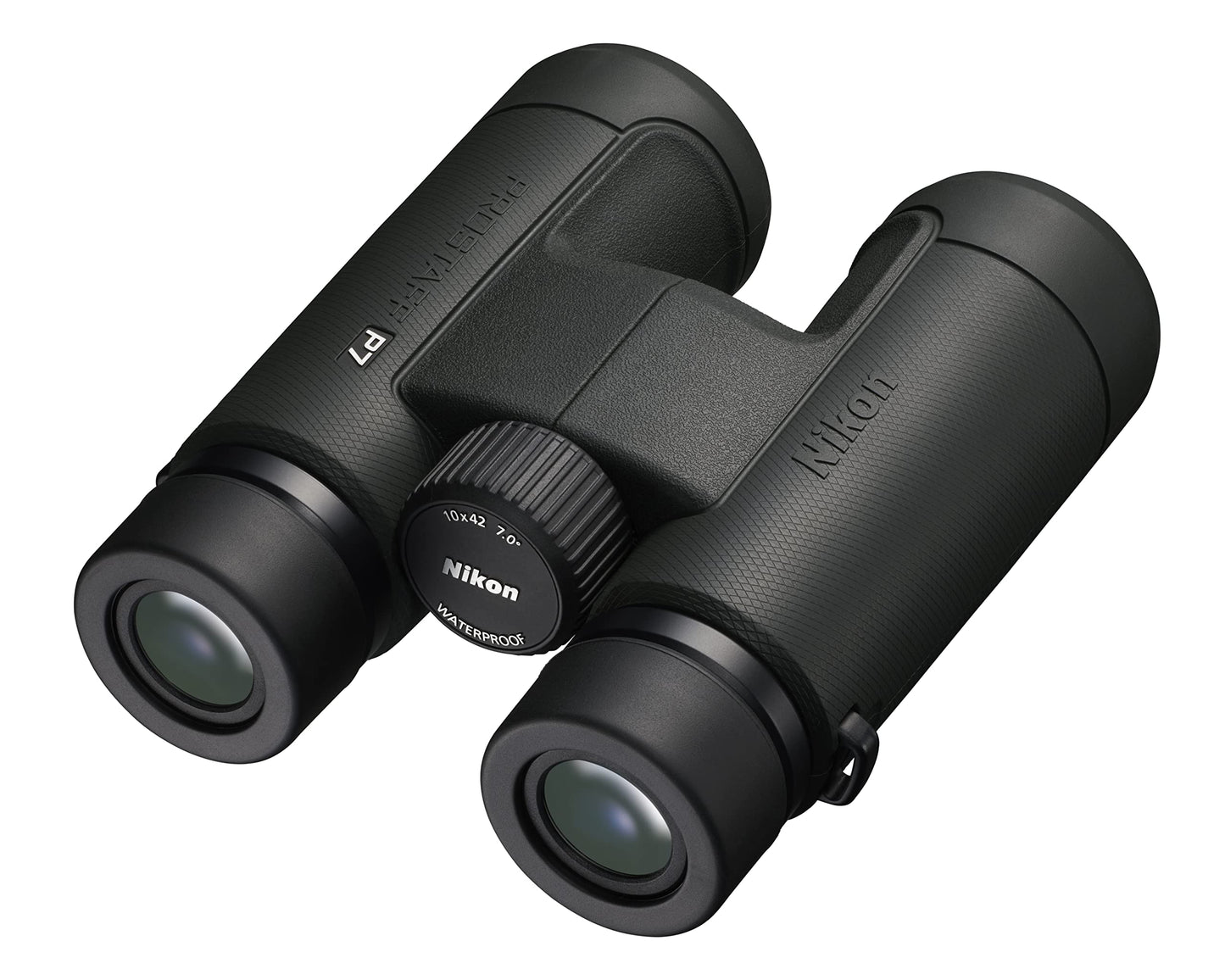 NIKON PROSTAFF P7 10x42mm Binoculars - High-Magnification Wide FOV Waterproof Fogproof Binocular with Multilayer-Coated Clear Lens, Locking Diopter - Wildlife Nature Observation Optic (16773)
