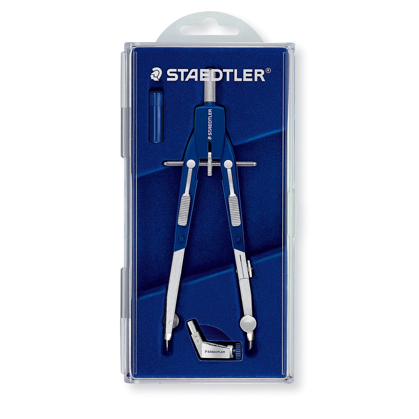 STAEDTLER Mars Comfort Metal 6" Compass Set with Case, Adaptor & Lead