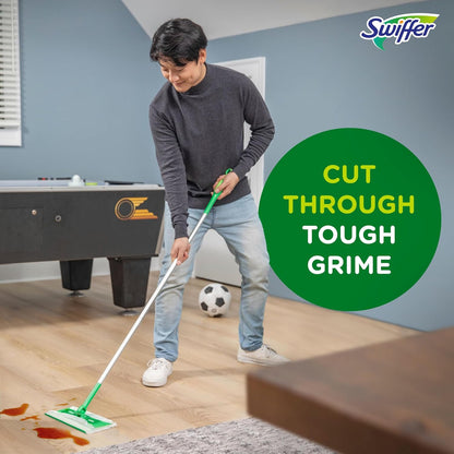 Swiffer Sweep + Mop Wet Pads Refill - All-Purpose Floor Cleaner for Dirt & Dust | Fresh Gain Scent, 36ct