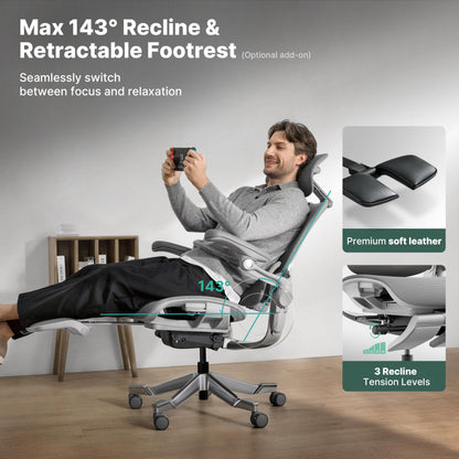 HINOMI H2 Pro Premium Ergonomic Office Chair - Comfy Home Office Desk Computer Chair with Adjustable Back Support, Swivel Wheels, Flip-up Arms, Comfortable Mesh Seat for Desk Work (Green)