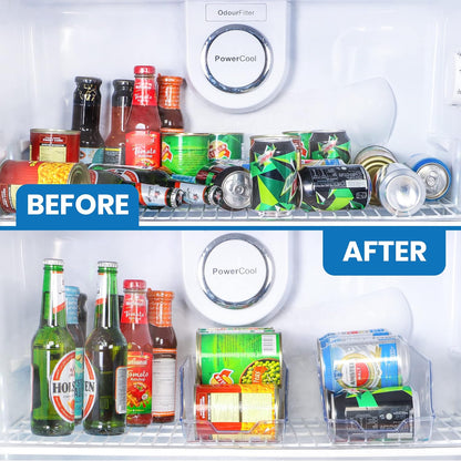 Utopia Kitchen Can Organizer for Pantry (Pack of 6) - Soda Can Storage for Fridge & Freezer, Holds Food & Soup Can