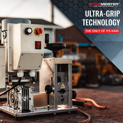 Automatic Wire Stripping Machine – StripMeister E1000 Electric Heavy‑Duty Wire Stripper for Copper & Aluminum Cables up to 1‑3/4”, Industrial‑Grade, Jam‑Free Design