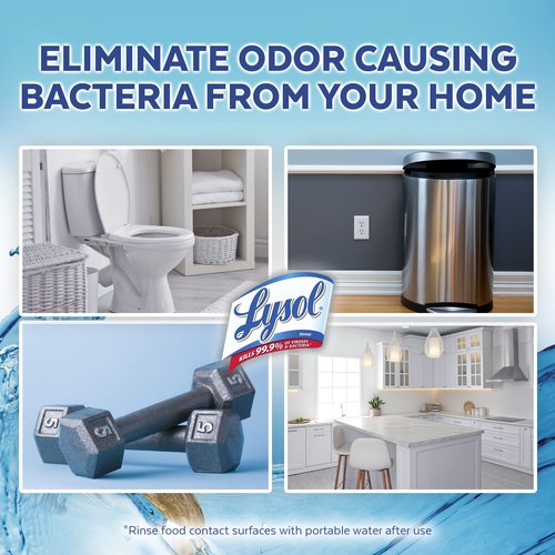 Lysol Neutra Air 2 in 1, Disinfectant Spray, Eliminates Odor, Driftwood Waters, 6 Pack (6x10 oz), Air Freshener