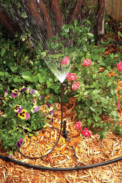 Rain Bird LNDDRIPKIT Drip Irrigation Kit - Efficient Landscape & Garden Watering System with Drippers & Micro-Sprays