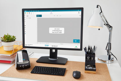 DYMO LabelWriter 550 Series Label Printer with Dymo-Branded Label Compatibility Automatic Recognition Low Waste Optimized Direct Thermal Printing and Plastic-Free Packaging