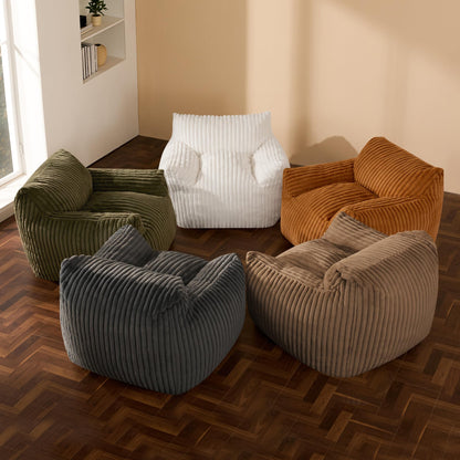 Oversized Bean Bag Chair for Living Room Furniture Bean Bag Chairs for Adults- Small Couch & Lounge Accent Chair for Living Room Chairs or Bedroom