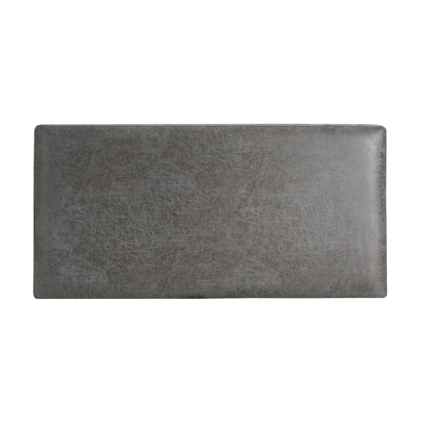 Christopher Knight Home Kaisa Rectangle Storage Ottoman, Wooden Frame Ottoman Bench with Large Seat for Living Room/Entryway, Comfy Seating Experience with Dense Foam Padding, Dark Grey