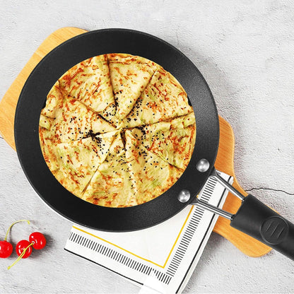 5 Inch Small Frying Pan, Mini Nonstick Durable Skillet, Refined Iron Omelet Pan for Kitchen and Outdoor Cooking