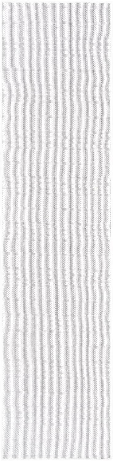 SAFAVIEH Bermuda Collection Runner Rug 2' x 6', Ivory & Light Grey, Non-Shedding, Machine Washable Indoor/Outdoor