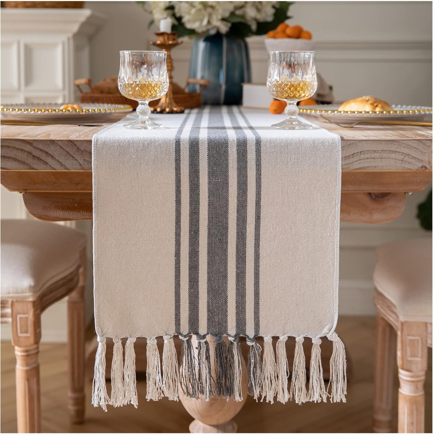 13 90 Inch Boho Table Runner for Modern Farmhouse Decor, Dining Table dcor x Long, Coffee Table Runner with Handcrafted