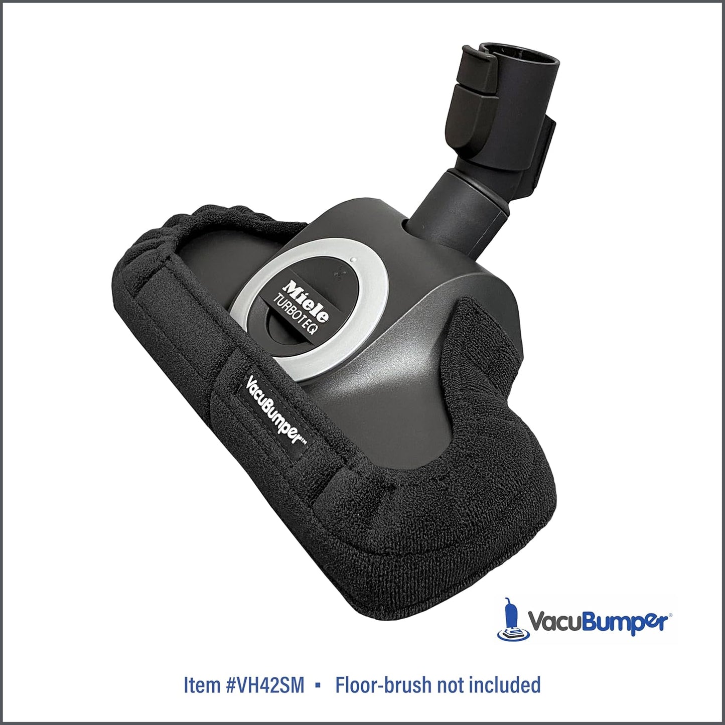 Bumper Guard for Vacuum Floor Brush, Available in 2 Sizes, Small fits Front Width: 11" to 14"