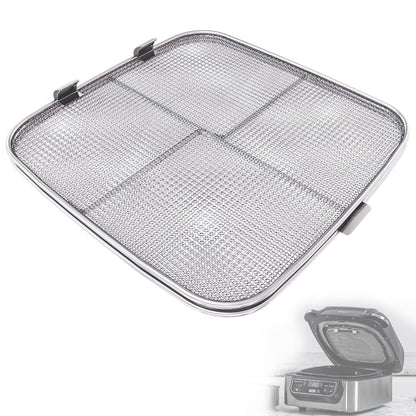 Stainless Steel Splatter Shield for Ninja Foodi AG301, Air Fryer Accessories for Ninja Foodi 5-in-1 Indoor Grill, Replacement Parts for Ninja Foodi AG300, AG300C,AG301C, AG302, AG400